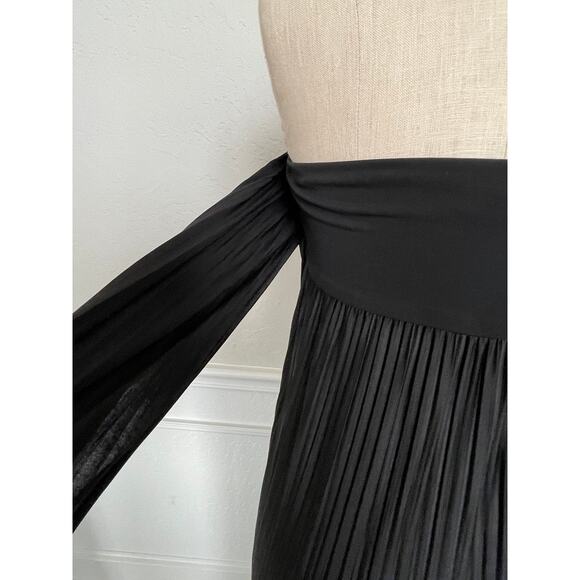 Sacha Drake Grecian Convertible Maxi Dress Pleated - Picture 7 of 11